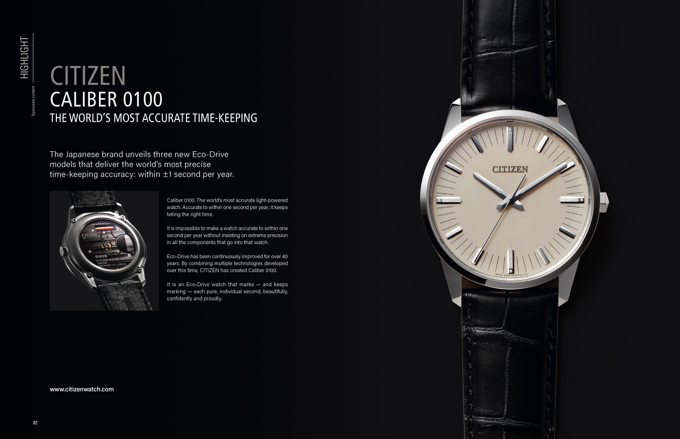 caliber 0100 citizen