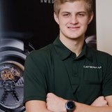 F-1 Driver Marcus Ericsson wearing his Halda timepiece