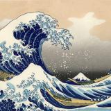 “The Great Wave off Kanagawa” by Katsushika Hokusai (1760 – 1849)