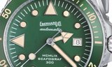 Eberhard & Co. Scafograf 300 MCMLIX with green dial and bezel