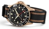 Hamilton equips the Khaki Navy Scuba with a GMT function