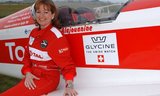 Aerobatic champion flies with Glycine