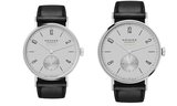 The Nomos classic Tangente neomatik now in platinum gray