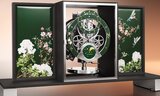 Jaeger-LeCoultre Atmos Enamel Colibris and Atmos Wood Marqueterie