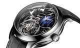 H. Moser & Cie. Endeavour Minute Repeater Cylindrical Tourbillon Skeleton Cosmic Rain