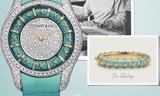 Tiffany & Co. reimagines its iconic Paillonné Enamel Bangles in a watch