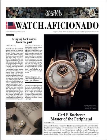 VIEW ES WATCH.AFICIONADO E-MAGAZINE