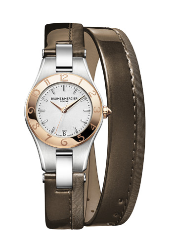 Baume & Mercier Linea Strap in Dark Chocolate