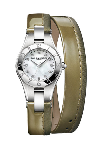 Baume & Mercier Linea Strap in Olive Green