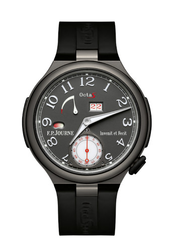 Octa Sport Titanium with rubber strap by F.P. Journe