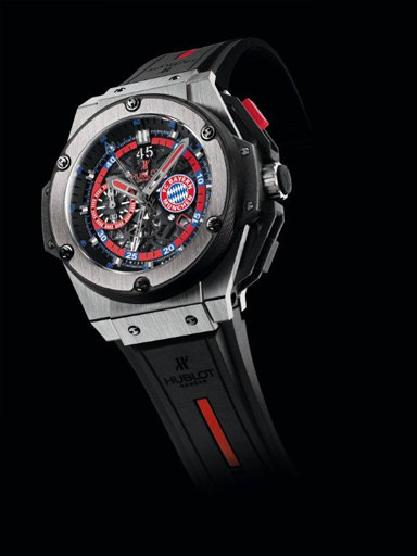 The limited-edition Hublot King Power FC Bayern Munich