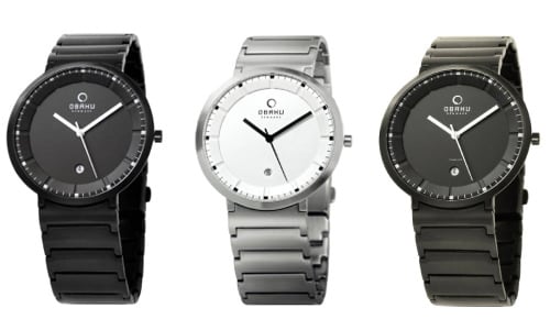 obaku titanium watch