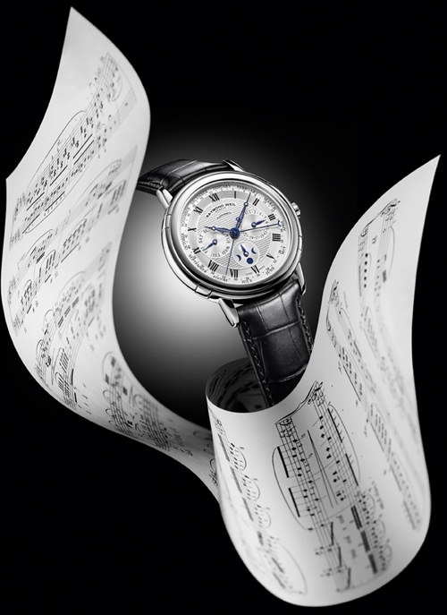The Maestro Phase de Lune Semainier by Raymond Weil