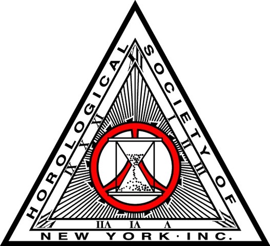 The logo of the Horological Society of New York 