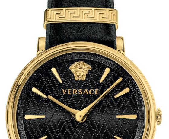 versace manifesto mesh strap watch