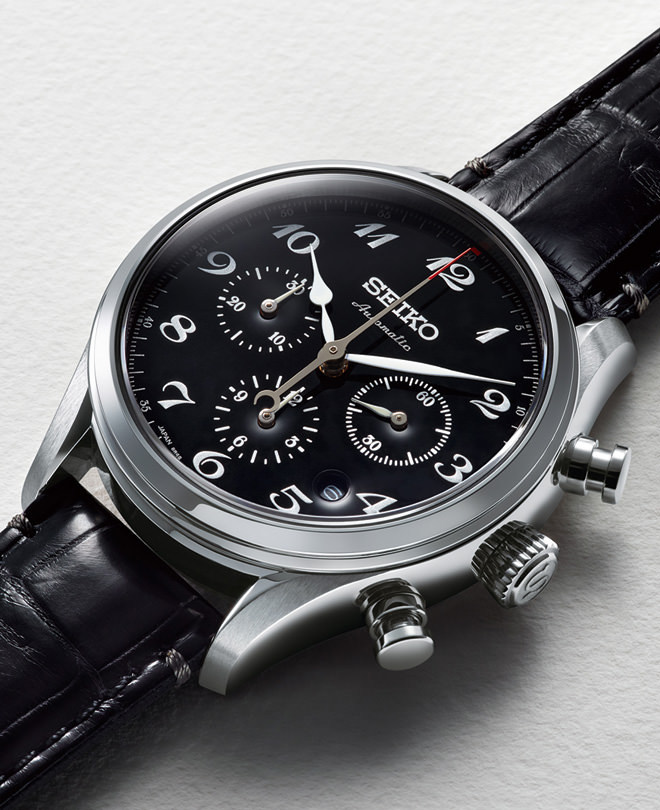 seiko enamel chronograph