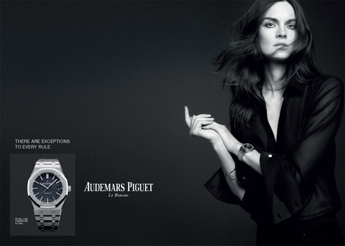 Audemars Piguet 2014 advertising campaign featuring Anouck Lepère