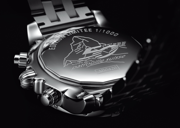 breitling chronomat 44 gmt patrouille suisse 50th anniversary