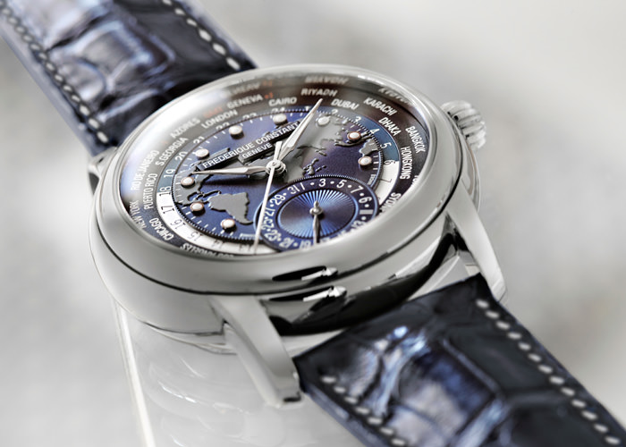 Worldtimer Manufacture Navy Blue by Frédérique Constant