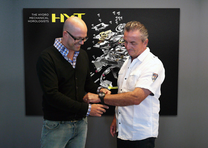Vincent Perriard, CEO of HYT (Left) & Dominique Renaud (Right)