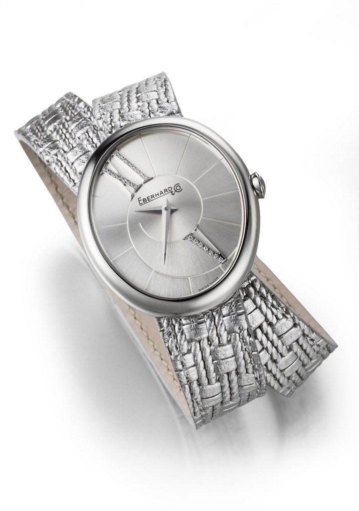 The Eberhard & Co. Gilda featuring a new strap