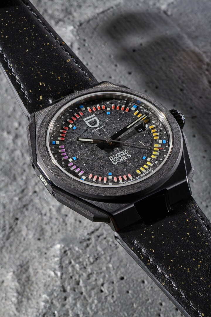 The new watch from ID Genève, the United Nations Sustainable Development Goals Timepiece, in collaboration with the UN.