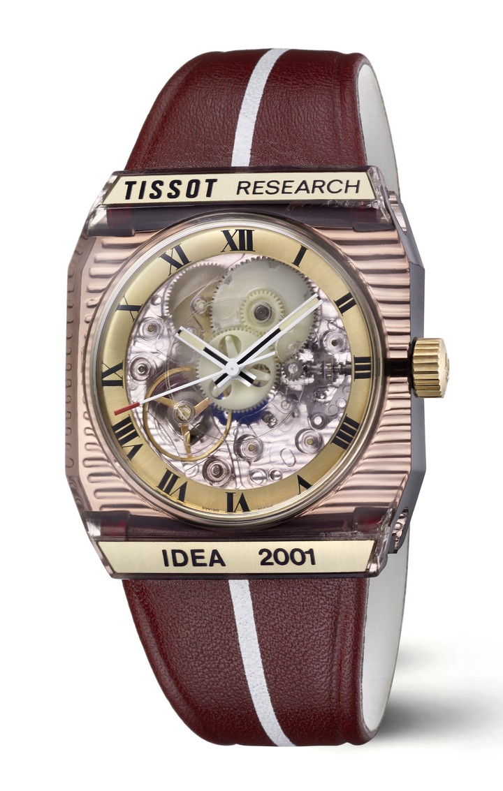 Tissot Idea 2001 with an Astrolon synthetic movement, 1971. Tissot Museum Collection