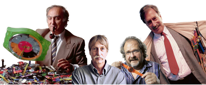Nicolas George Hayek, Jacques Muller, Elmer Mock, Ernst Tomke