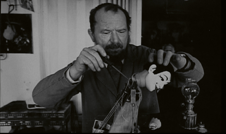 Michel Bertrand in his workshop.