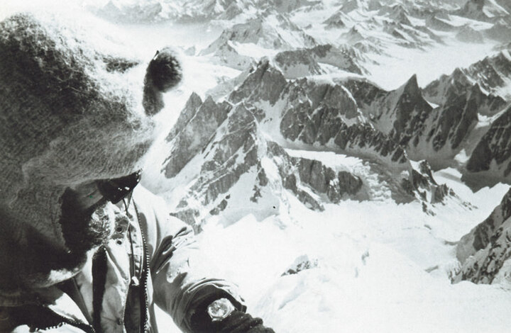 A photo taken at the top of Dhaulagiri