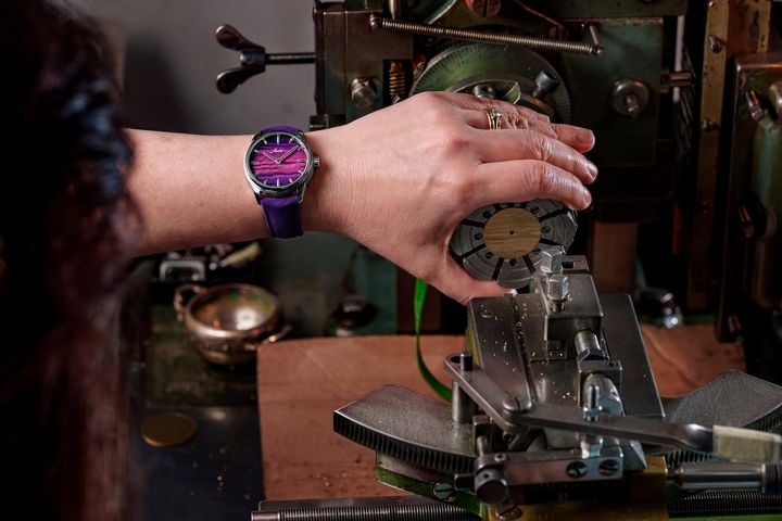 Traditional guilloché engines, operated by master craftsmen to create each pattern by hand.