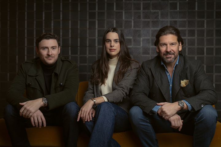 CollectorSphere co-founders James Schaaf, Elisa Morales Dufour and Alexander Friedman.