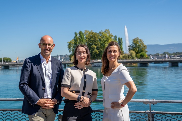 Pascal Ravessoud (FHH), Johanna Levy (GIA) and Aurélie Streit (FHH).