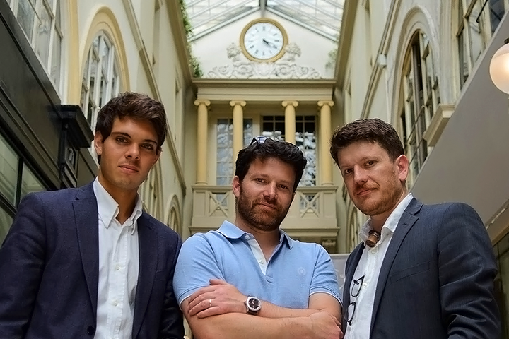 Emeric Delalandre, Henrik Gauché and Grégory Gauché, Hegid's founders