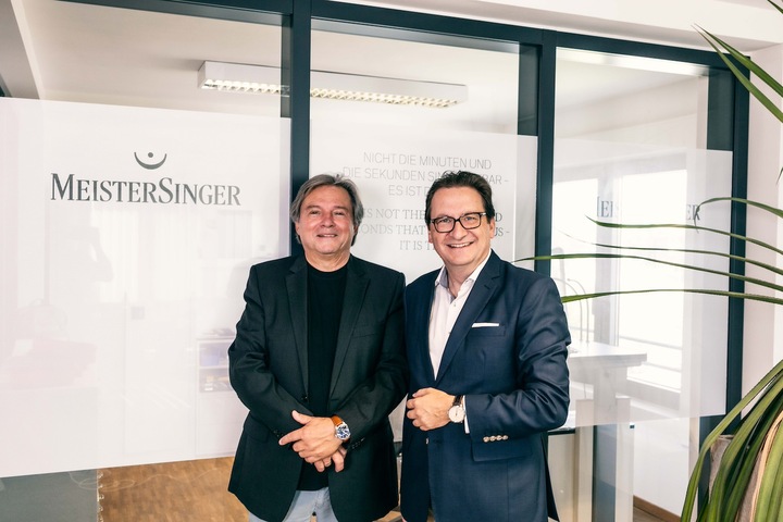 The duo at the head of Meistersinger: Manfred Brassler and Rainer Eckert