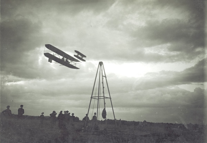 The Wright brothers' 59-second flight.