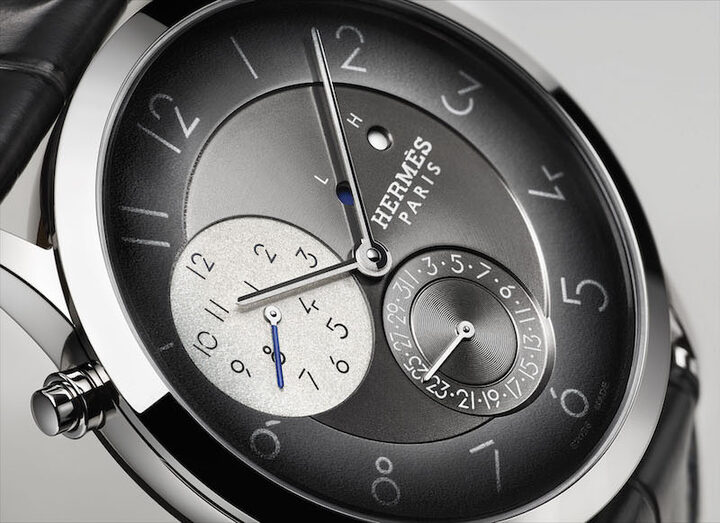 The watch sports a slim 39.5mm dial