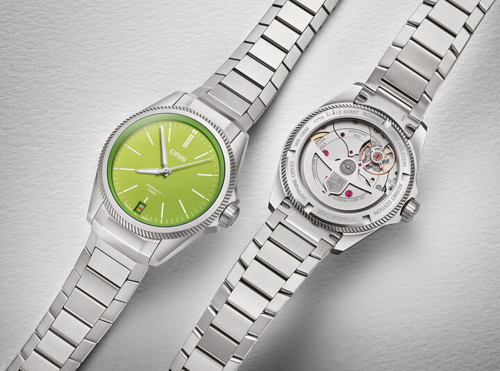 This special edition of the ProPilot X Calibre 400 has a green dial inspired by Kermit the Frog. On the first of the month, Kermit appears in the date window, just in time for “Kermit Day”, which is all about not taking life too seriously and having some fun. 