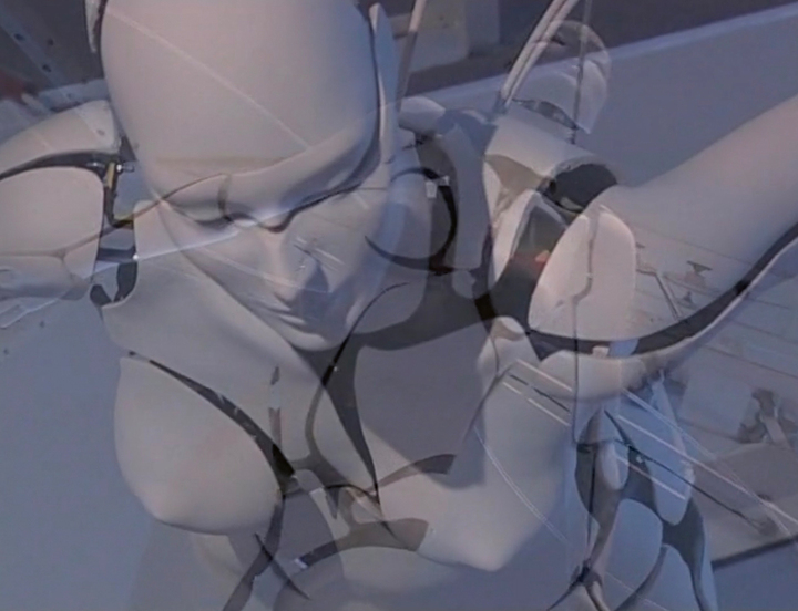 L'Ange, an inaugural commission from the Centre International de la Mécanique d'Art (CIMA), built by François Junod in 1984-1985.