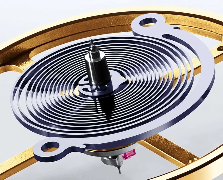 Rolex silicon hairspring Syloxi.