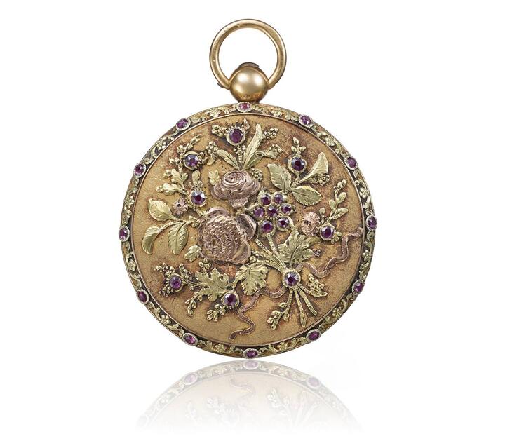 Yellow gold pocket watch, 1815