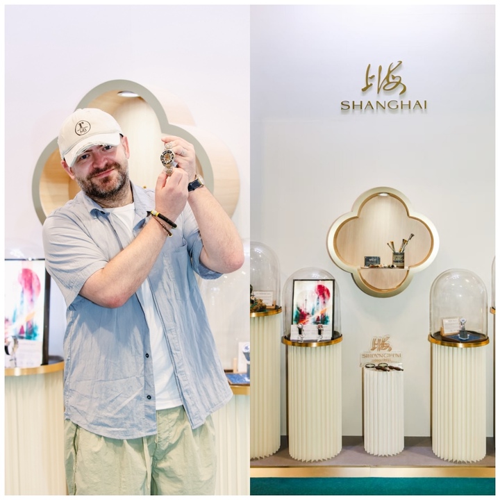 Hand-painted artist Matt Anderson made a personal appearance at the event to share the joy of “Shanghai Customization”.