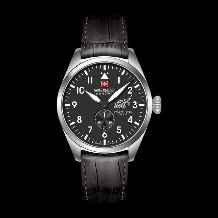 The Challenger watch, released for the centenary of the Association of Swiss Air Force Officers (AVIA).