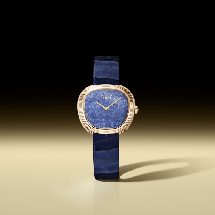 Piaget's signature blue now extends to the Sixtie and its bracelet.