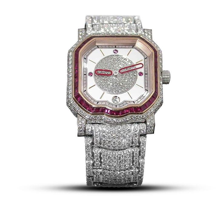 In 2007, Gérald Charles Genta designed a unique piece with an asymmetrical integrated bracelet, valued at over a million euros and totaling more than 15 carats of precious stones, intended for the royal family of Sarawak, a Malaysian state.