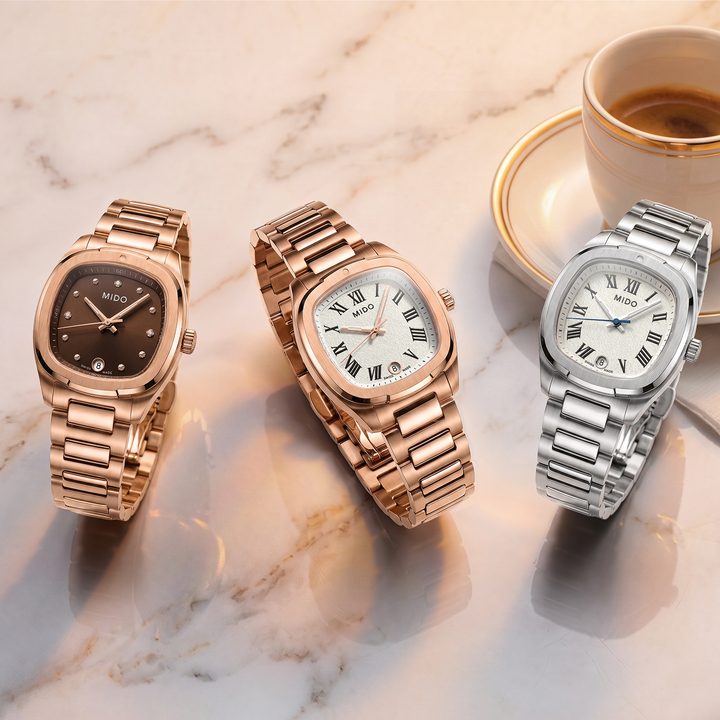 Worn here in 40mm and 35mm, the Multifort TV reveals two complementary personalities while preserving its bold, instantly recognisable character. Two expressions of the same iconic shape, designed to accompany different wrists and ways of experiencing time. 