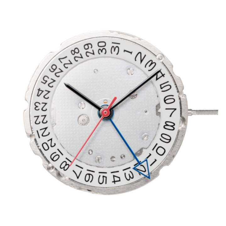 Automatic calibre 9075 featuring a True GMT function. Diameter: 11 1/2'''. Height: 4.92mm. Accuracy: -10 to +30 seconds per day. Central GMT hand. Independently adjustable hour hand. Power reserve: approximately 42 hours.