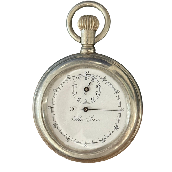 The famous The Sun pocket watch, similar to the one used to time the Wright brothers' flight at Kitty Hawk on 17 December 1903.