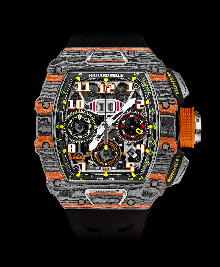 The new RM 11-03 McLaren Automatic Flyback Chronograph