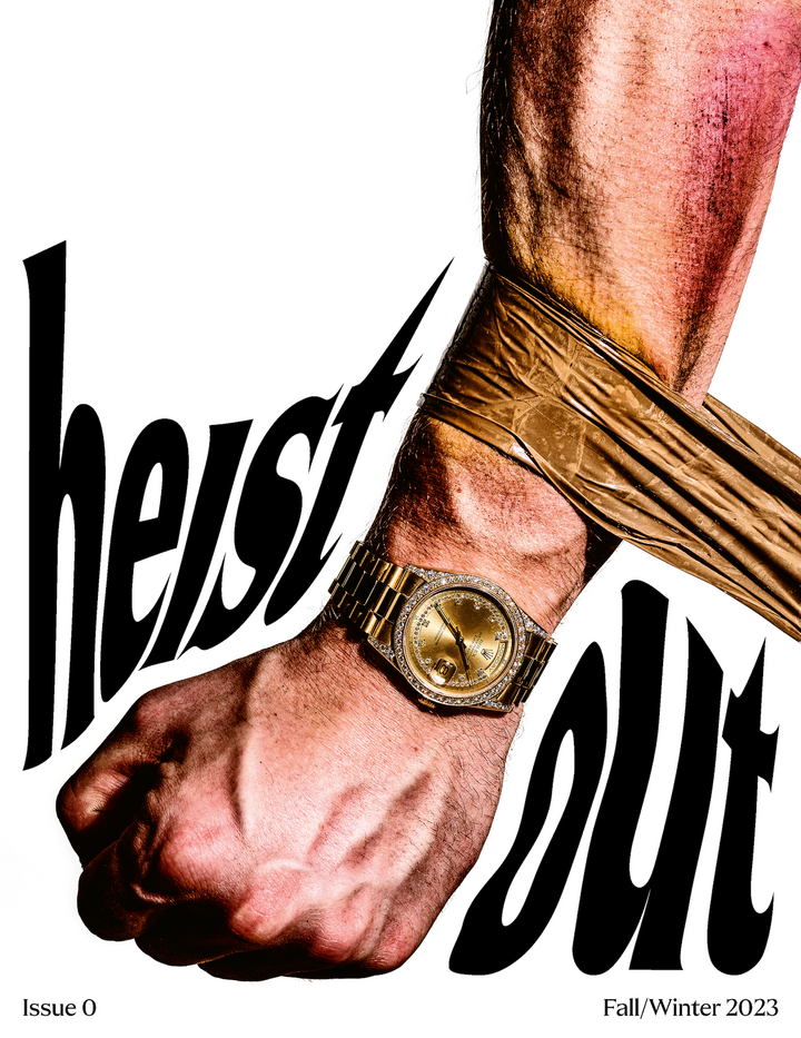 Front cover, heist-out Issue 0